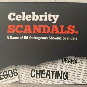 Celebrity Scandals Card Game Outrageous Showbiz Scandals Fun Trivia Pop Culture